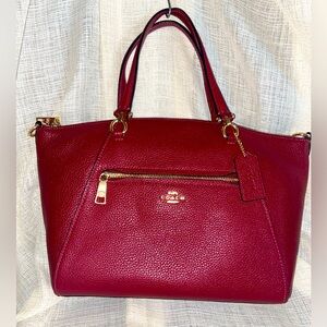 Coach Prairie Satchel Purse with Detachable Adjustable Strap.
